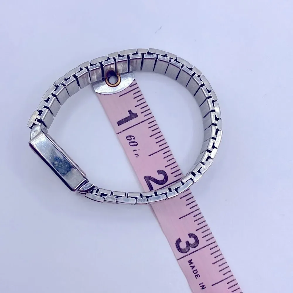 Working! Bay Studio Rectangular Face Minimalist Stretch Band Watch